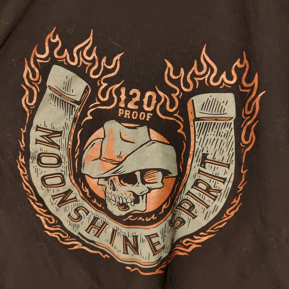 Skull moonshine shirt by Brad Paisley
